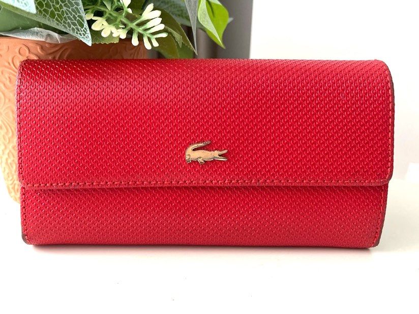 Authentic Lacoste Leather Wallet Men s Fashion Watches