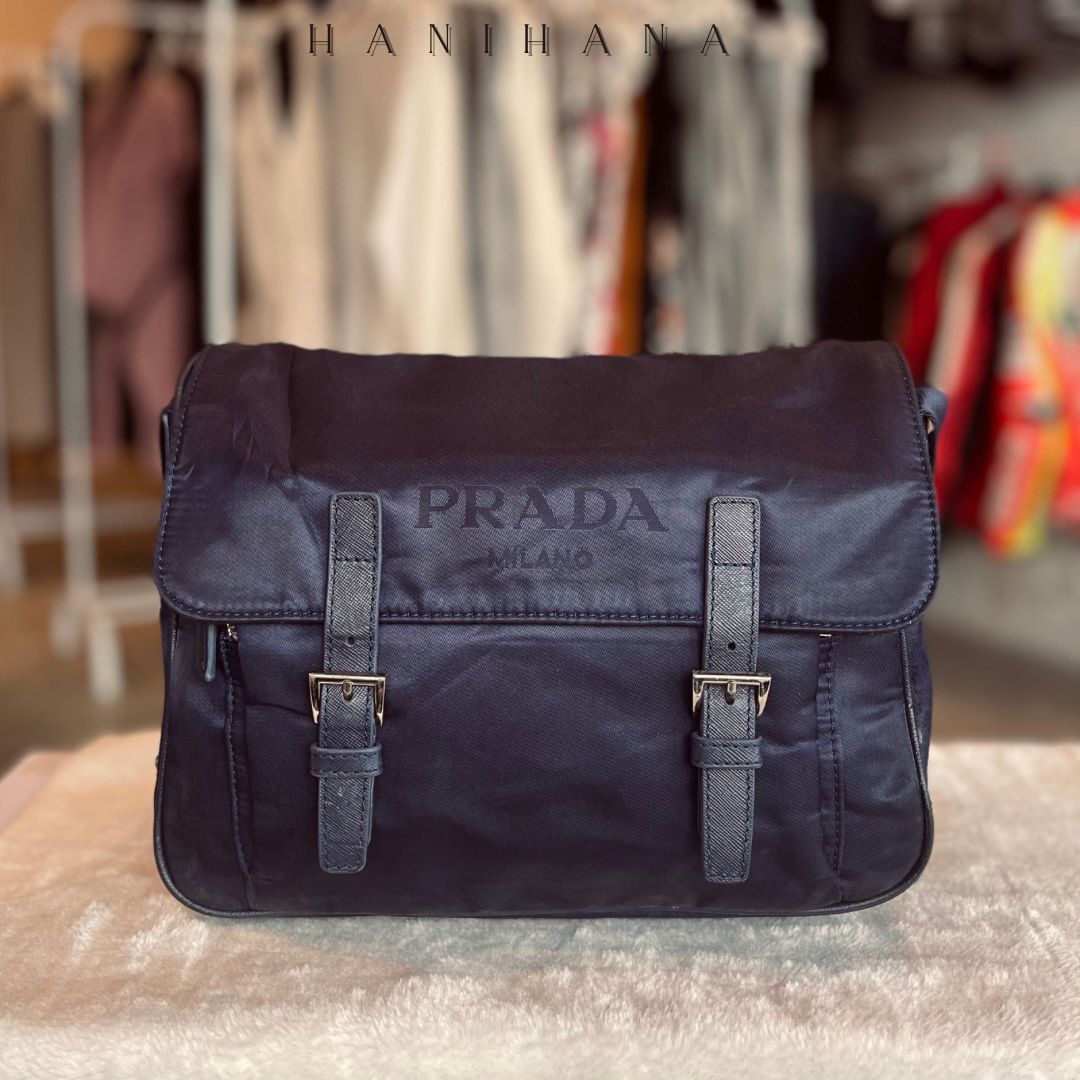 Authentic Prada nylon sling Bag ( Like new), Luxury, Bags & Wallets on  Carousell