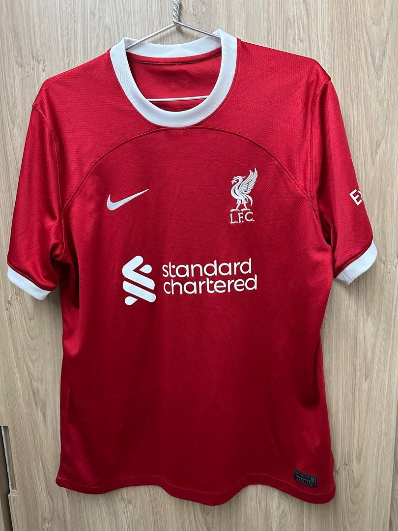 Authentic weston corp Liverpool FC Adult 2023-24 Stadium Home Jersey ...