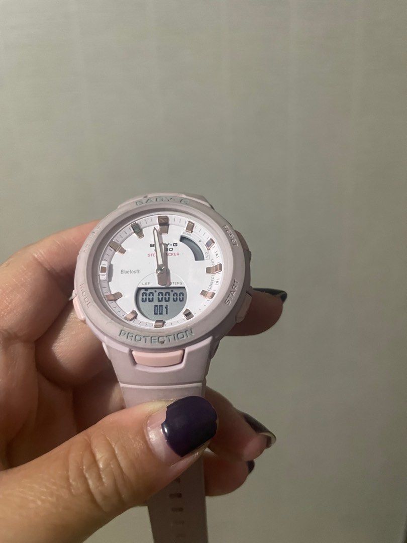 Baby g lilac online watch