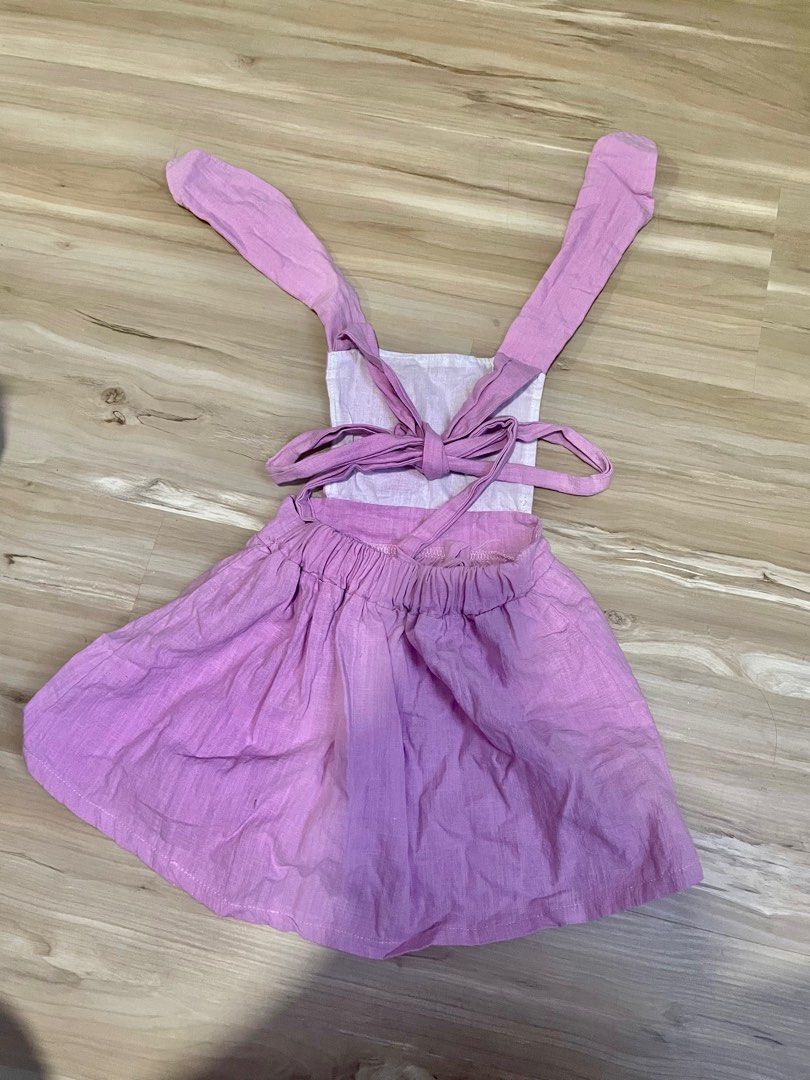 Baby girl suspender skirt rabbit