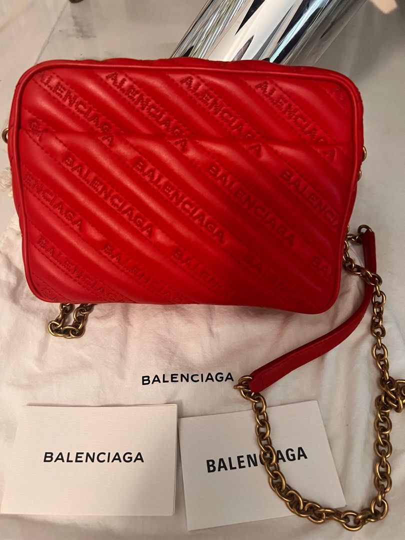 Balenciaga blanket reporter best sale bag