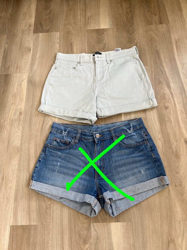 Banana republic denim shorts deals