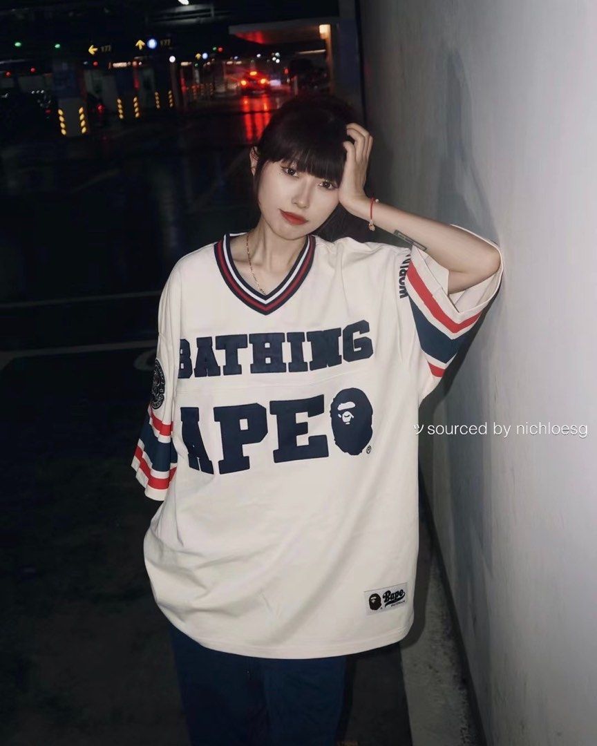 BAPE FOOTBALL JERSEY