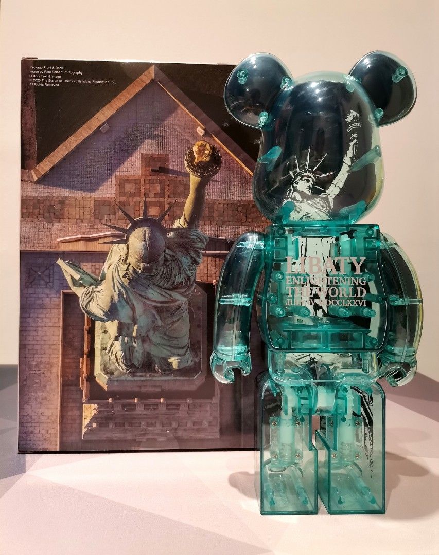 Pre-Order] Bearbrick Statue of Liberty (US) - Medicom Toy 