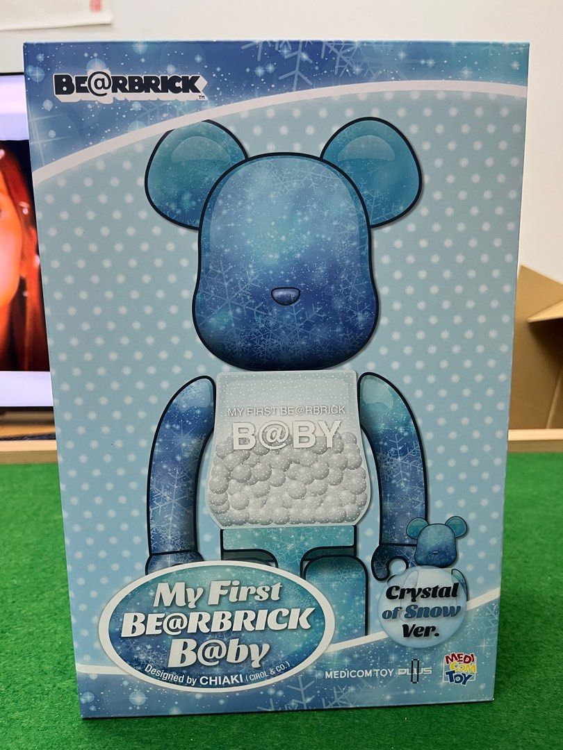 MY FIRST BE@RBRICK B@BY CRYSTAL OF SNOW Ver. 100％ & 400