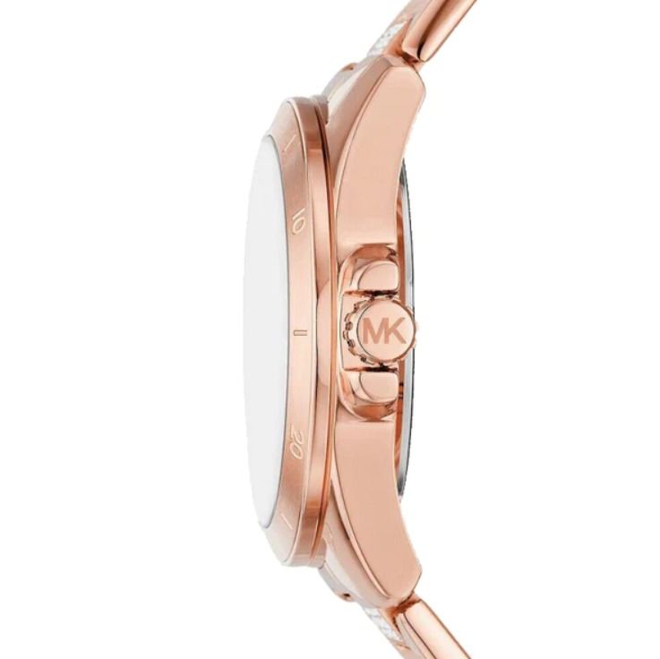Michael kors rose on sale gold swarovski watch