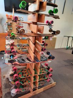 brand new skateboard and long boards