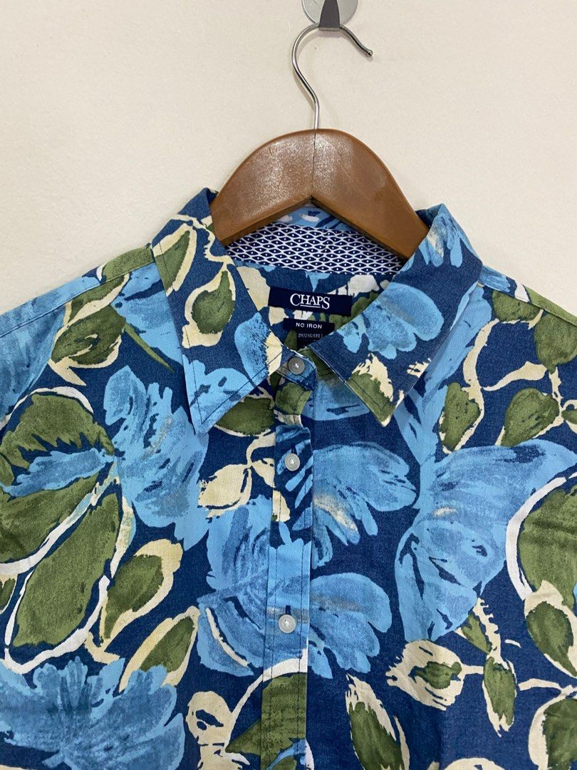 chaps plus size no iron shirts