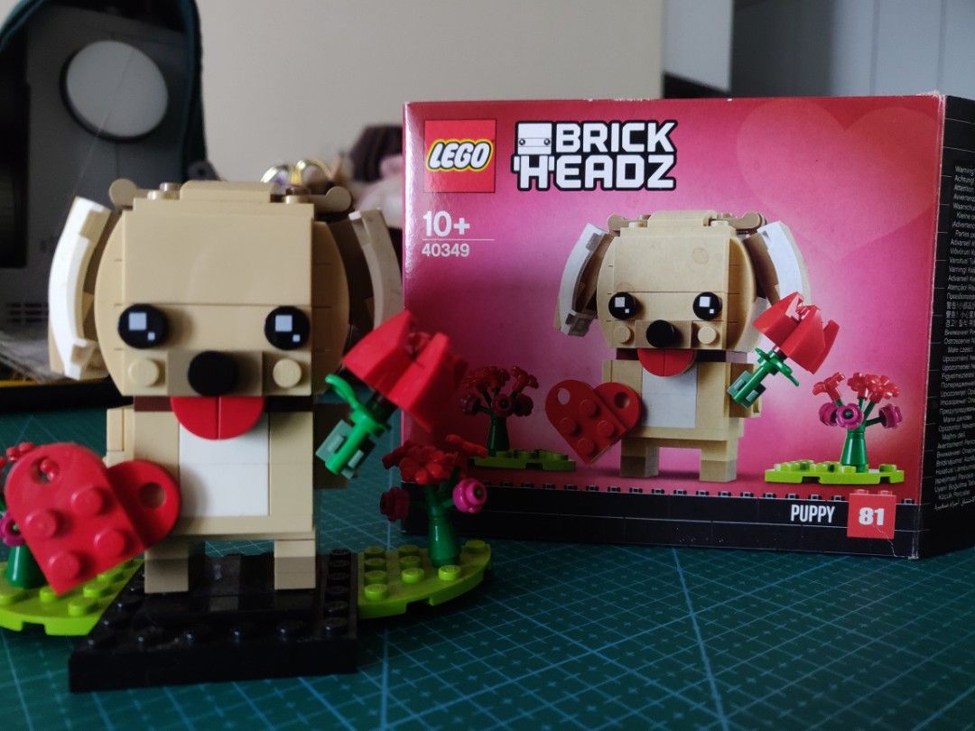 Brickheadz valentine puppy best sale