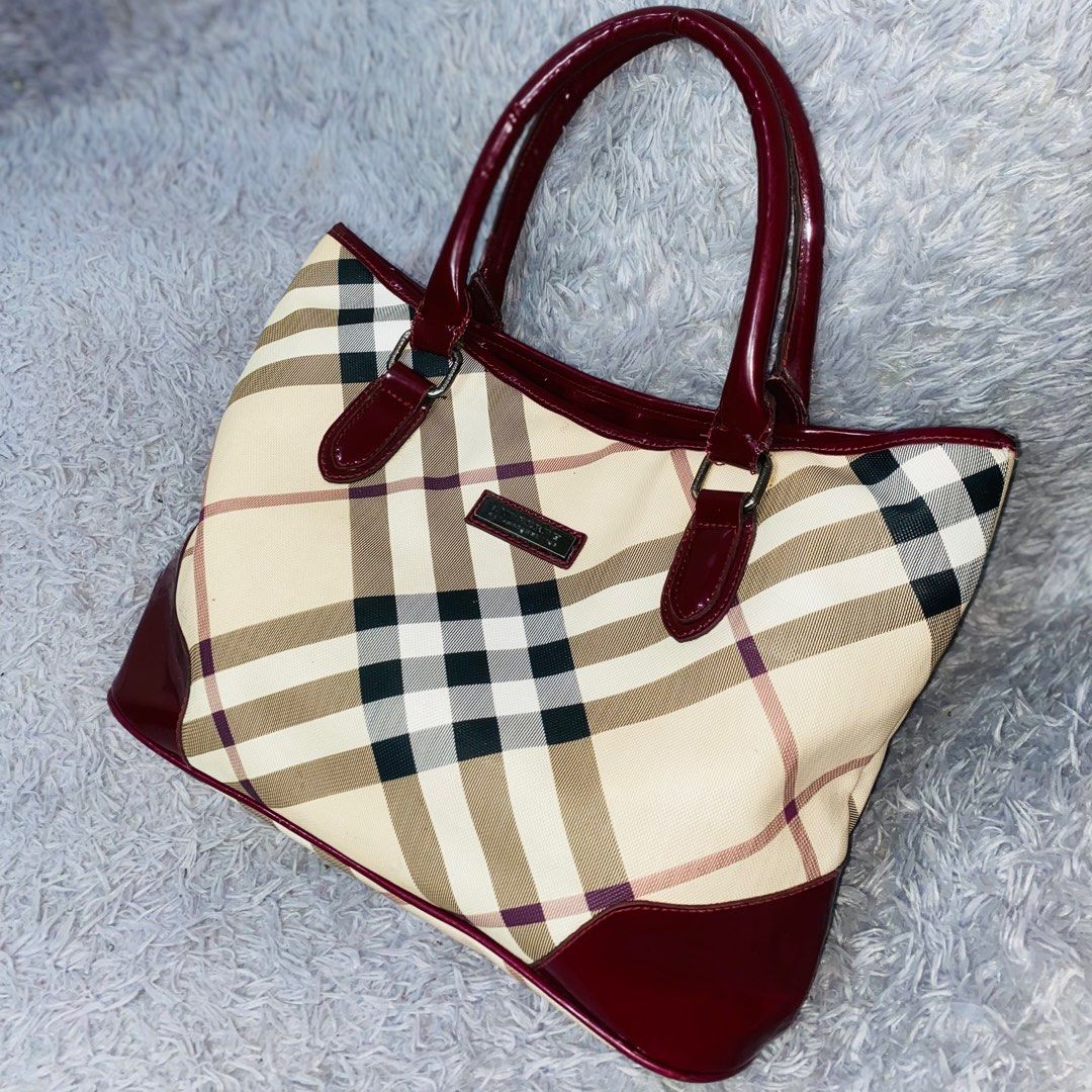 Vintage Burberry Tote Bag, Luxury, Bags & Wallets on Carousell