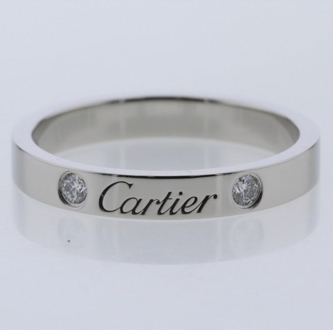 C De Cartier Platinum Ring Luxury Accessories on Carousell
