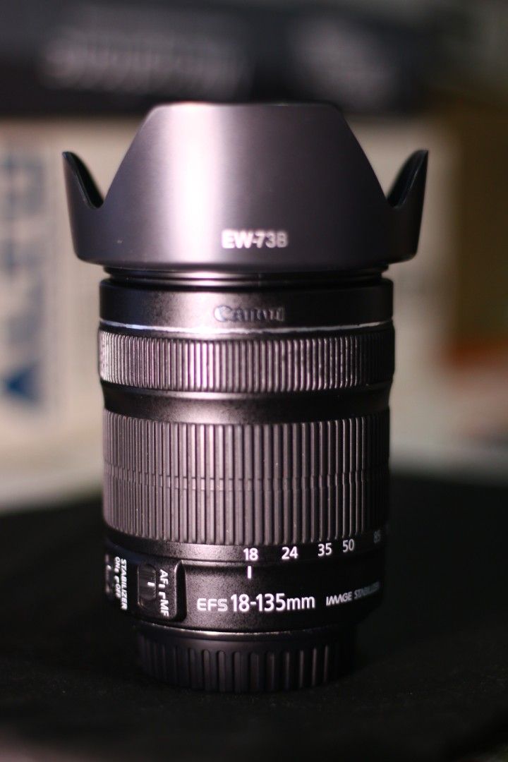 Canon 18-135mm STM all around Lens, Photography, Lens & Kits on Carousell