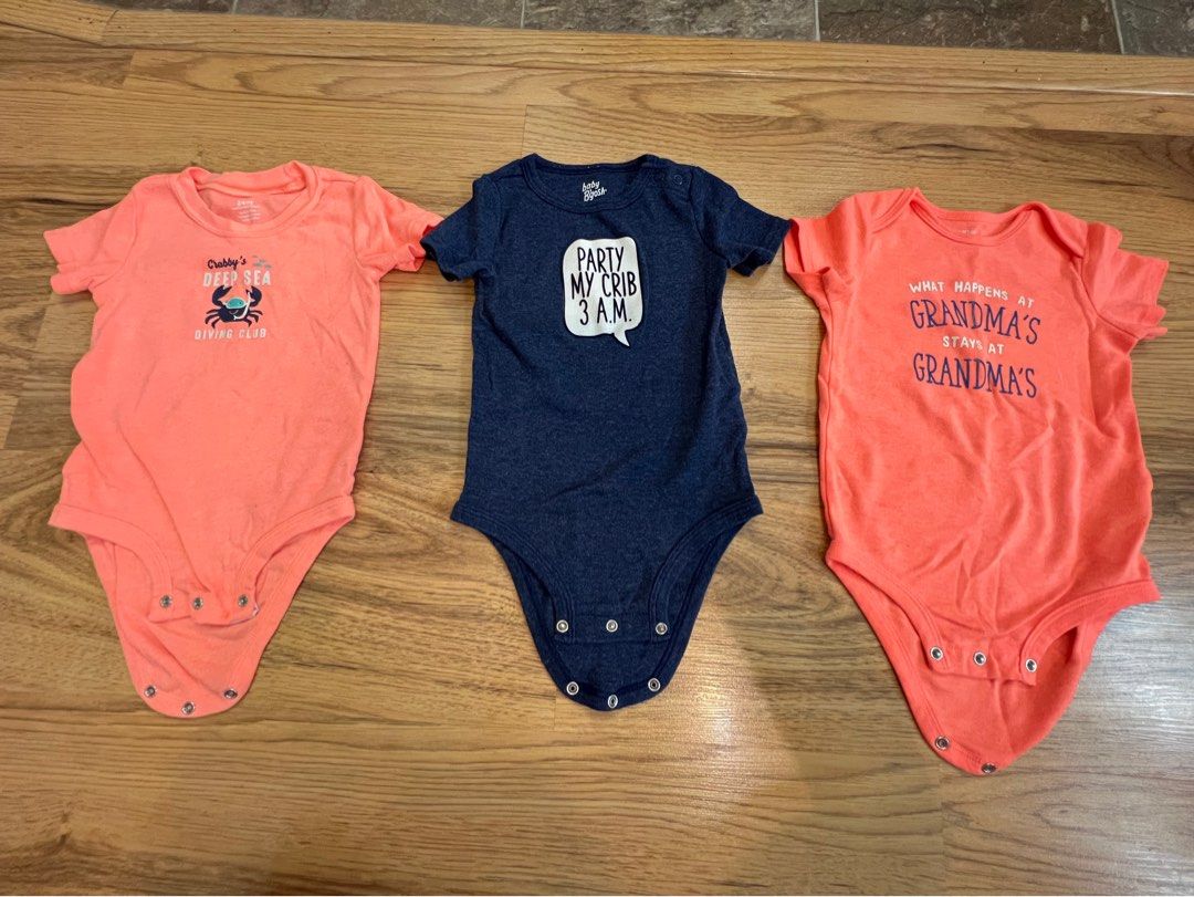 Carters 24 discount month onesies