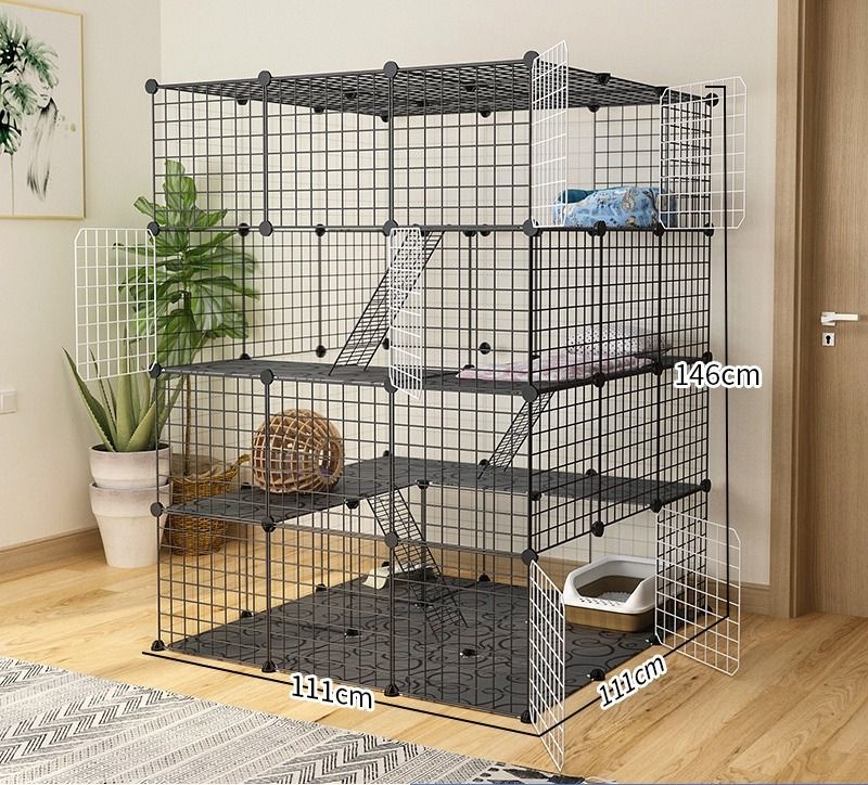 Cat cage indoor pets discount at home