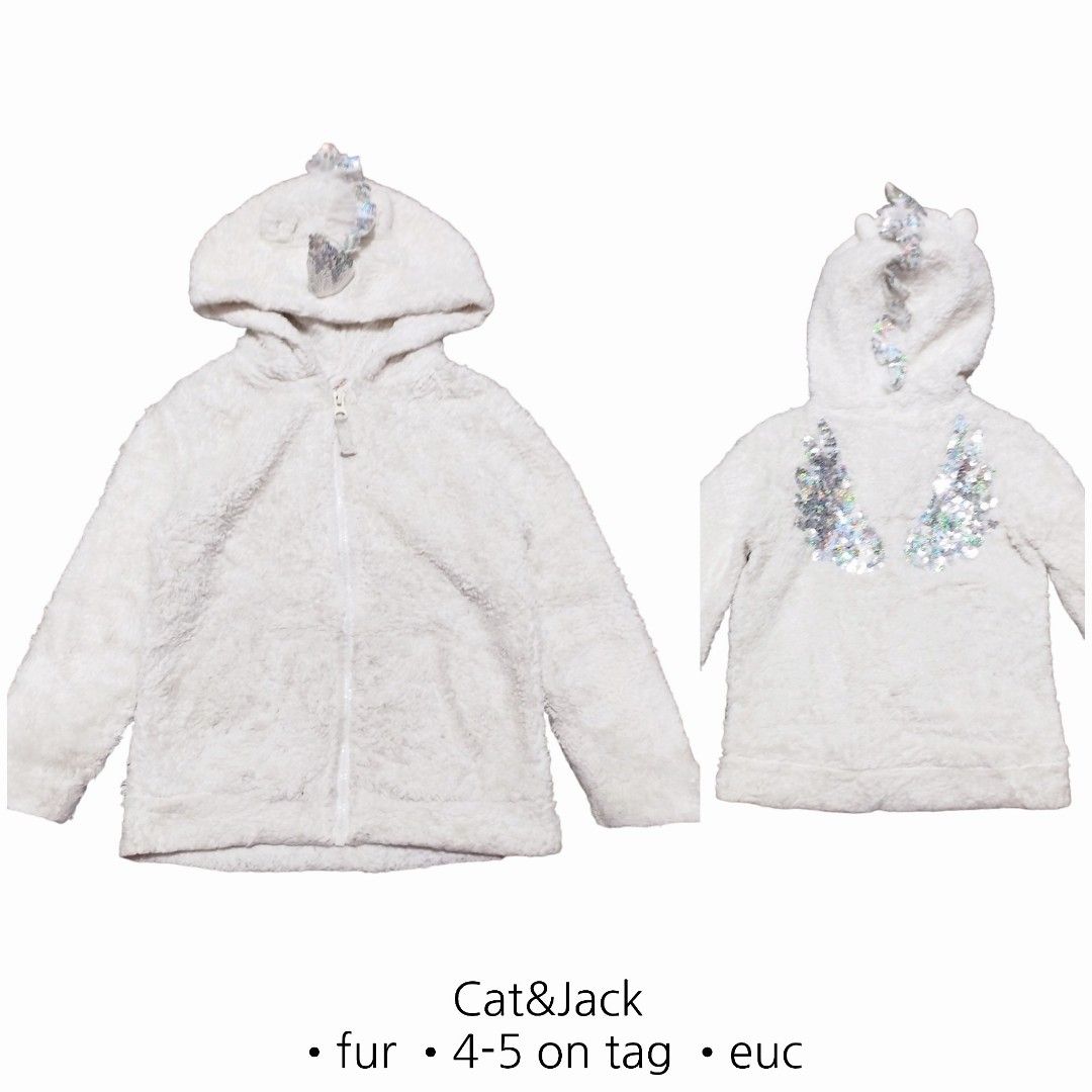 Cat Jack Kids Fur Unicorn Jacket Babies Kids Babies Kids