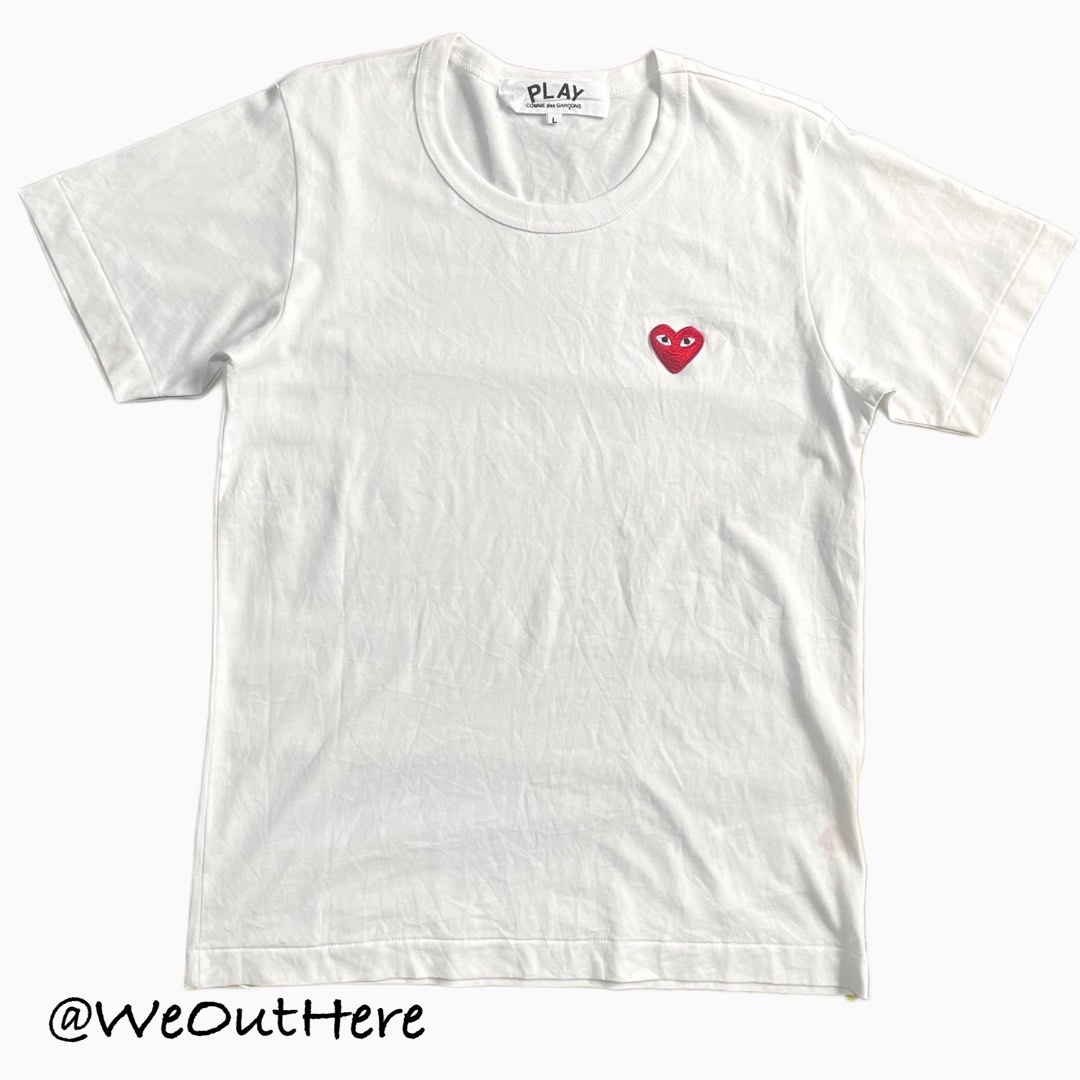 cdg play dress shirt