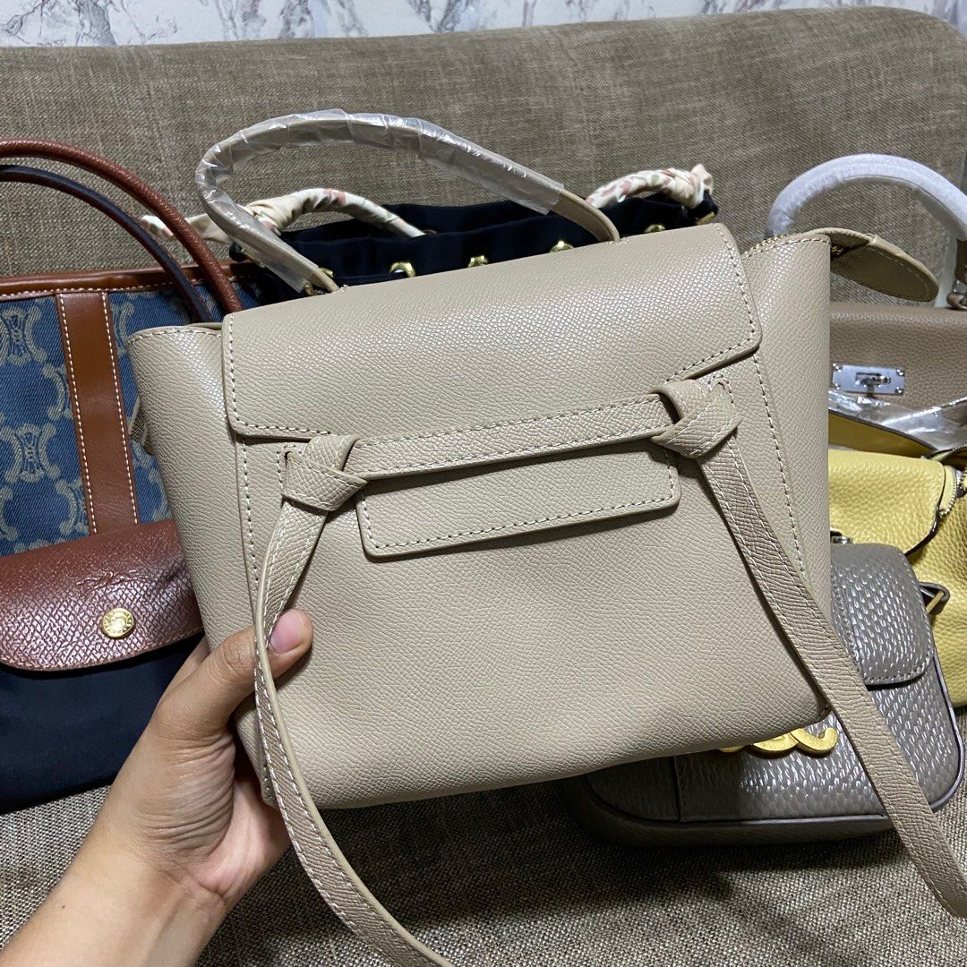 Celine micro belt bag in grey, Women's Fashion, Bags & Wallets, Cross-body  Bags on Carousell