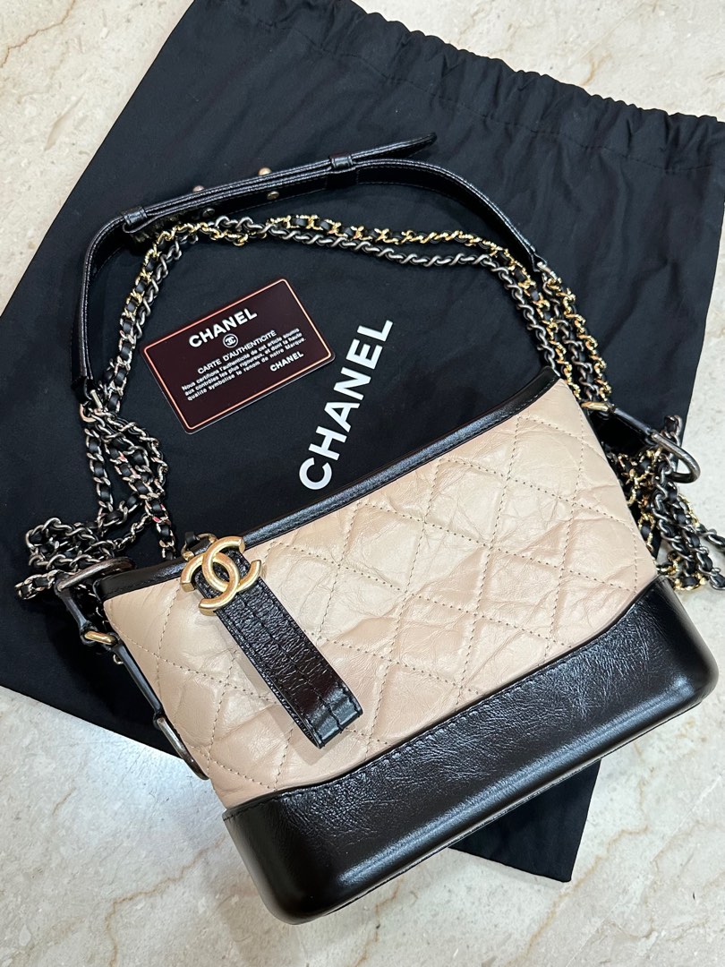 Chanel Gabrielle in Tweed (Small), Luxury, Bags & Wallets on Carousell