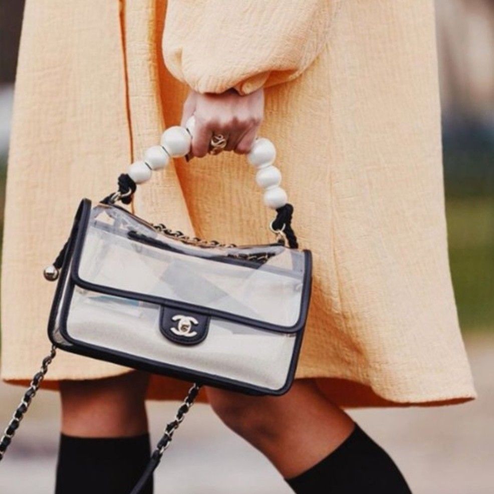 Chanel sand purse cheap