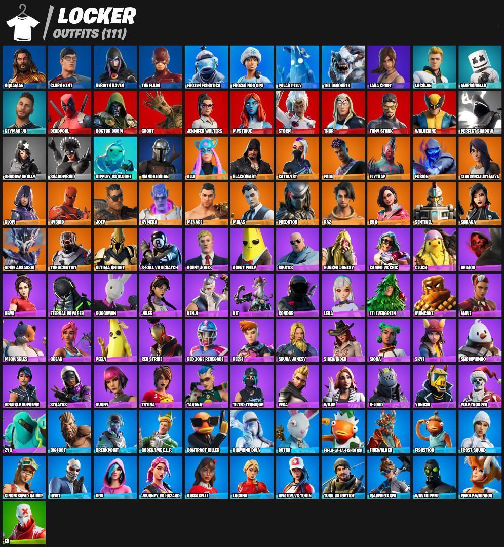[Cheapest] Fortnite Account 111 Skins, Video Gaming, Gaming Accessories