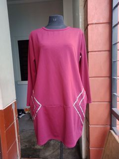 Red Longsleeves Dress