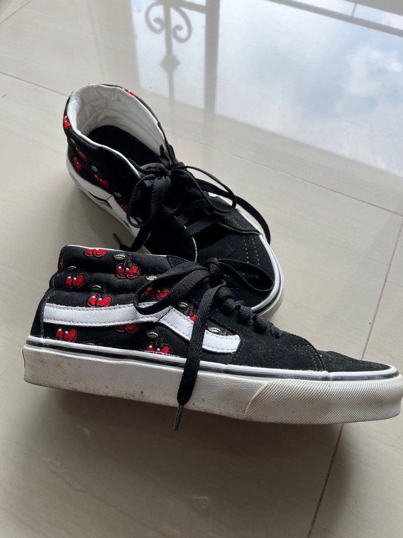 Cherry vans high top hotsell