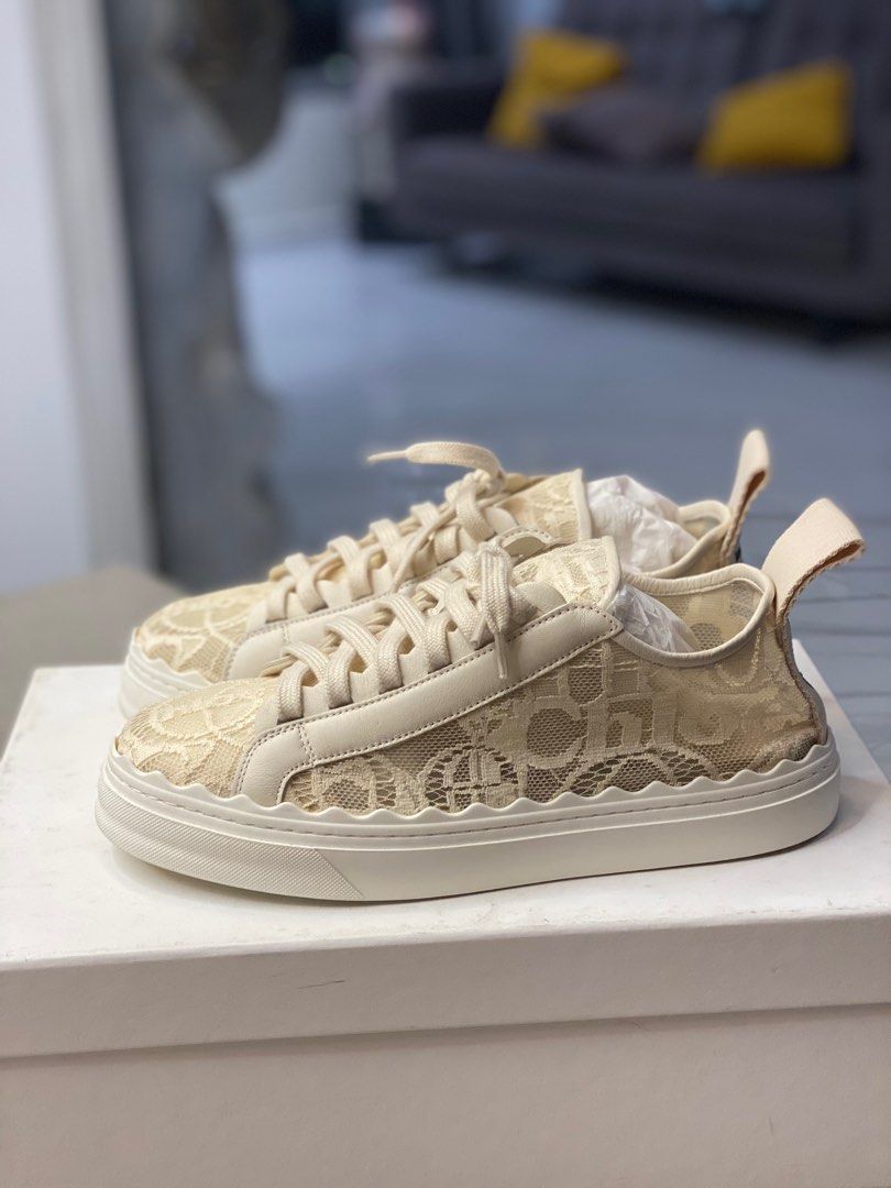 Chloe lauren leather clearance sneakers