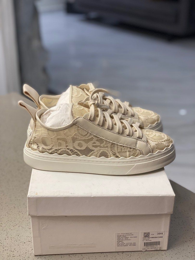 Chloe top sneakers lace