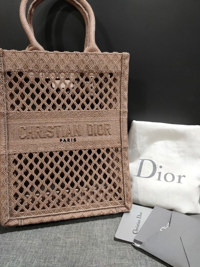 Christian dior embroidered tote best sale