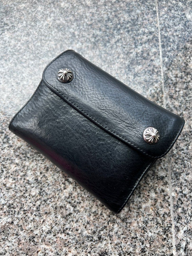 Chrome Hearts Wave Mini Wallet, 男裝, 手錶及配件, 銀包、卡片套