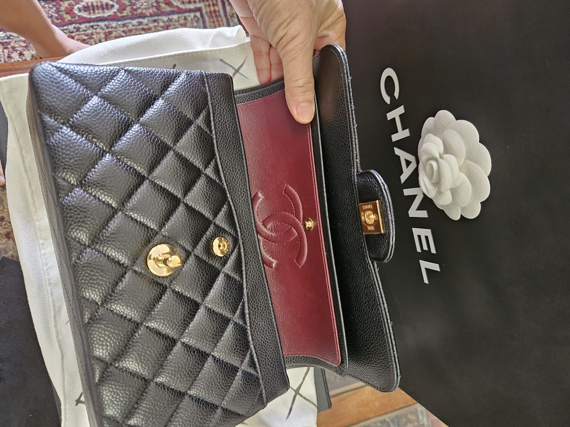 Real chanel bag inside online