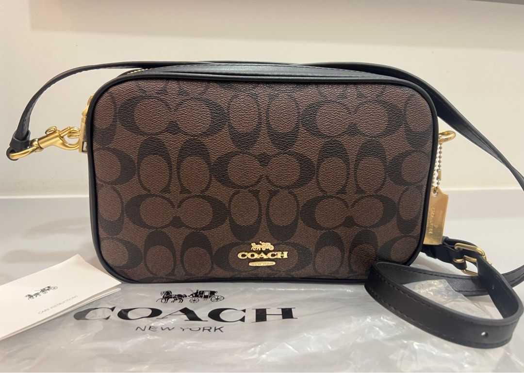 Coach Jes Crossbody in Signature Canvas USED Luxury Bags