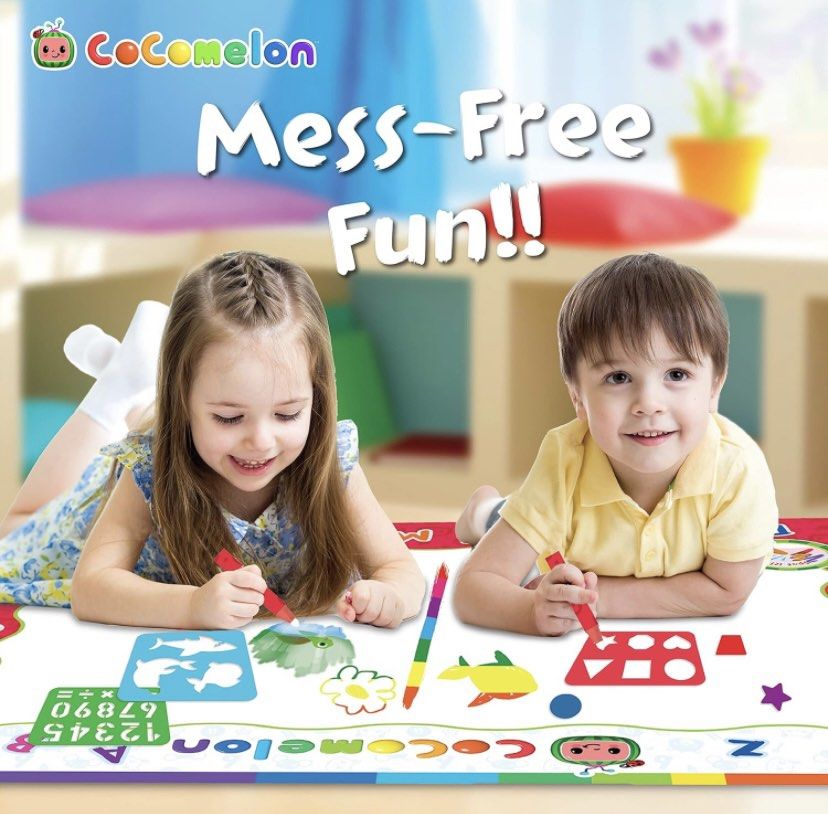 Cocomelon Water Doodle Mat, 興趣及遊戲, 玩具 & 遊戲類 - Carousell