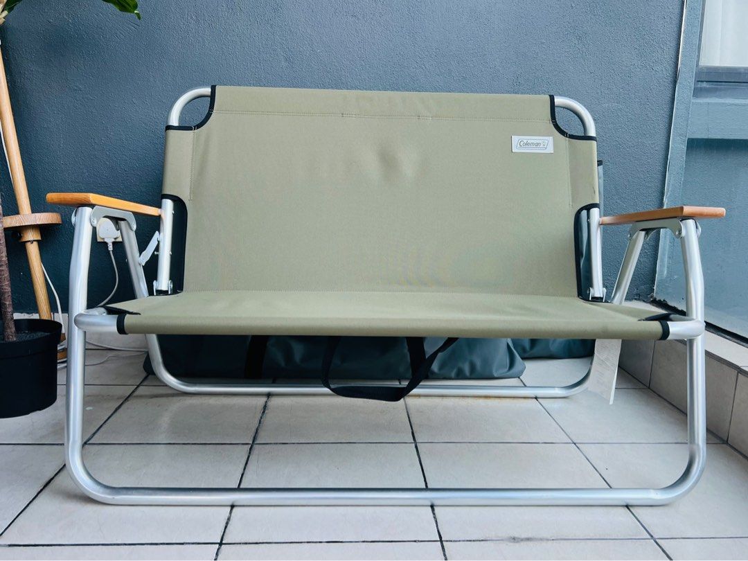 Coleman relax folding bench sale
