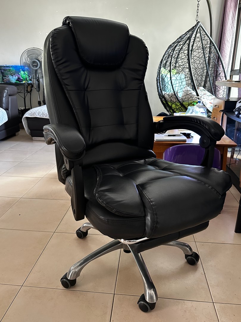 Computer Chair with Massage, Furniture & Home Living, Furniture, Chairs