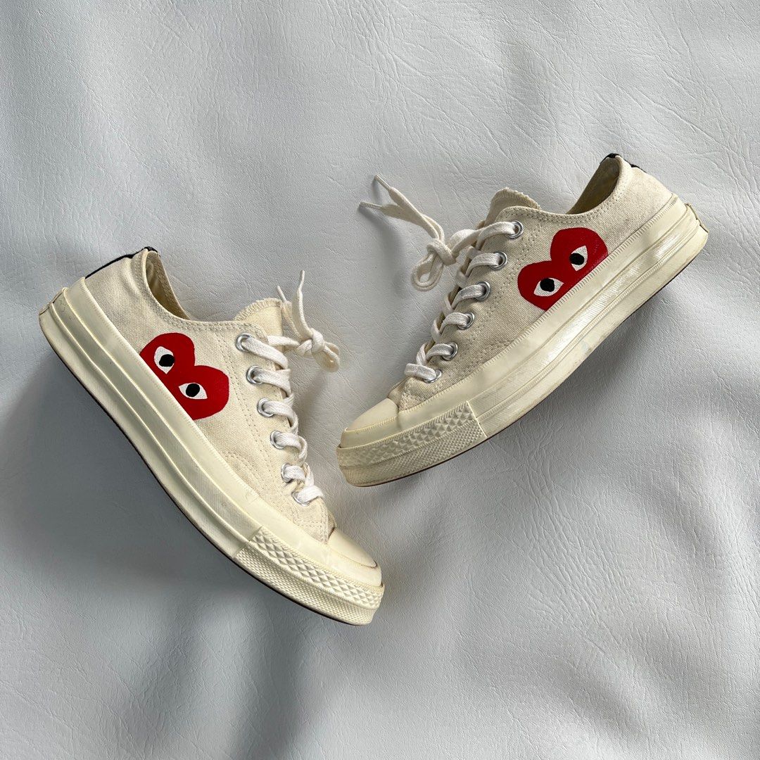 Converse x Comme des Garcons Play CDG 70s Cream low 5.5