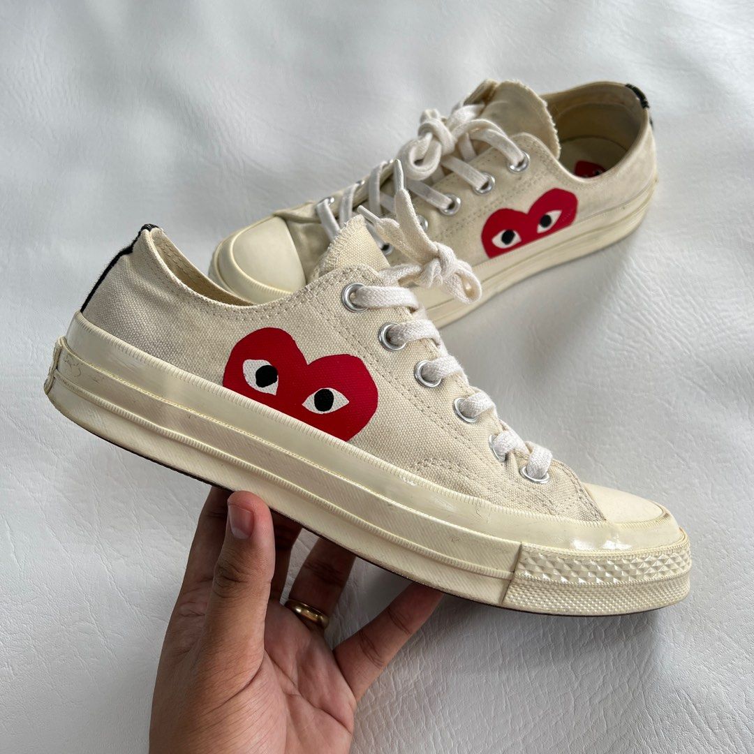 Converse x Comme des Garcons Play CDG 70s Cream low 5.5