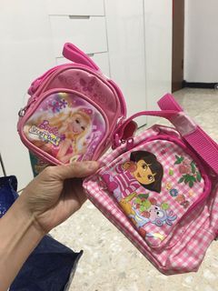 Couple Tas sling anak Dora dan Barbie