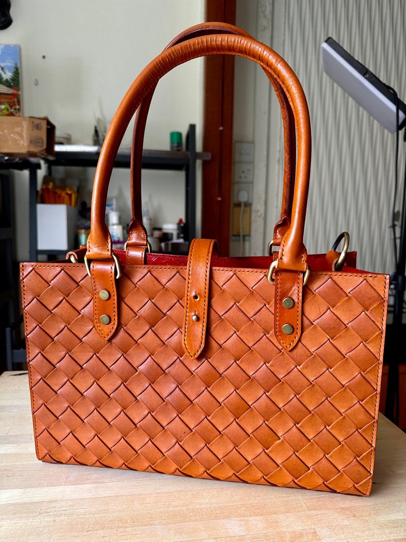 Custom made online leather handbags