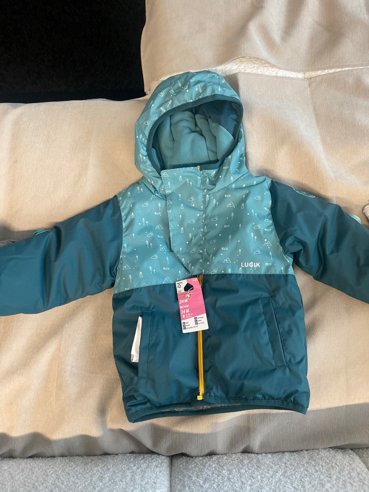Decathlon Babies' Ski Jacket Warm Lugiklip Turquoise, Babies & Kids