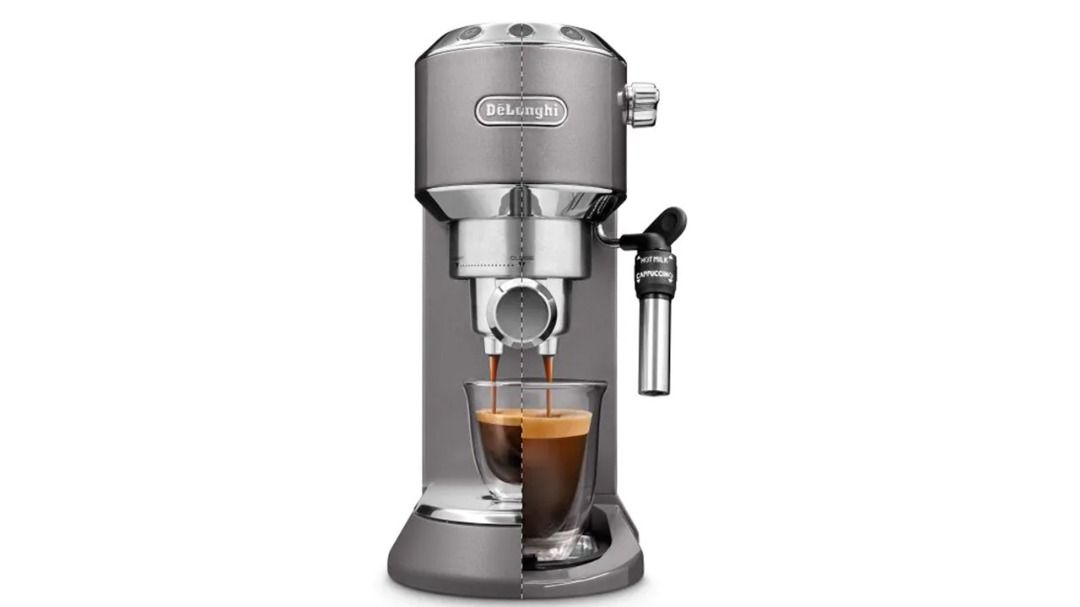 DeLonghi Dedica Metallics Pump Coffee Machine EC785, TV & Home