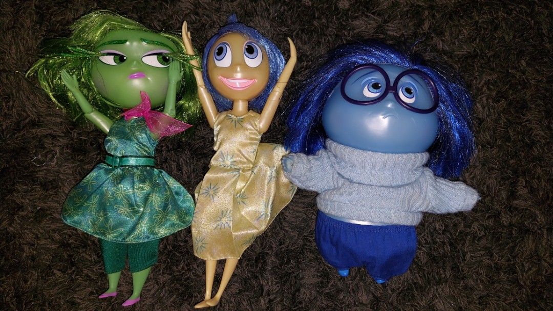 Disney store Inside out dolls price per doll, Hobbies &