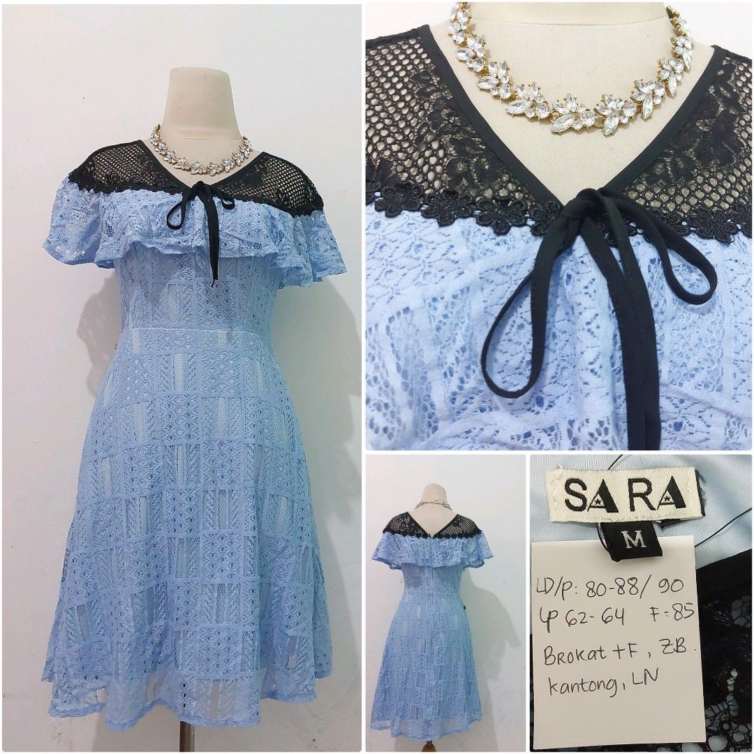 Cape dress brokat online