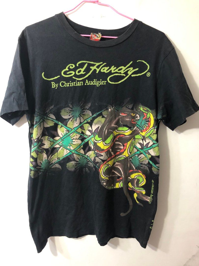 Ed Hardy men Large women XL made in USA