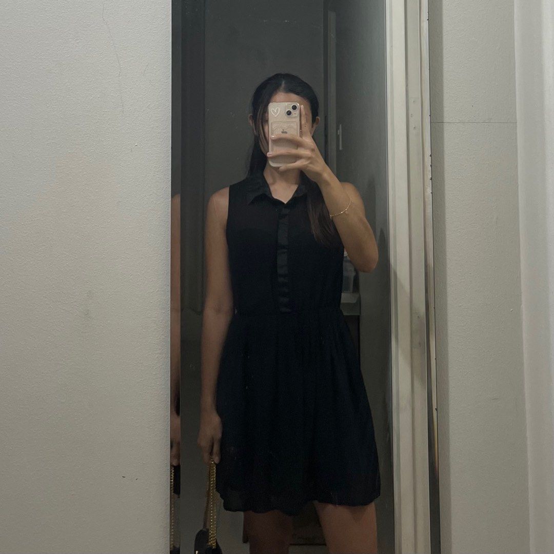 F21 black dress shop