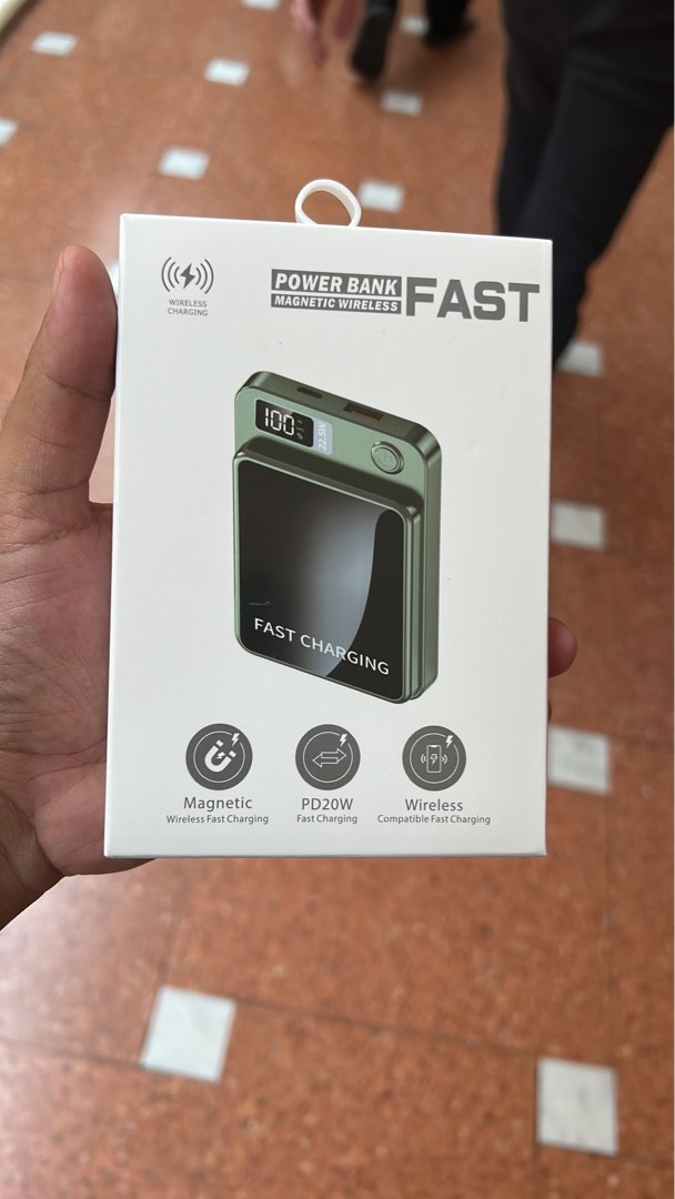 Fast powerbank magnetic wireless, Mobile Phones & Gadgets, Mobile ...