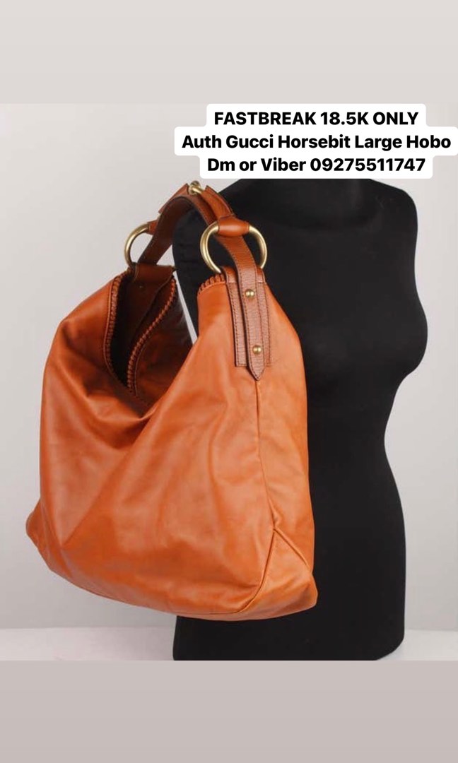 FASTBREAK Authentic Gucci Horsebit Large Hobo Bag Luxury Bags Wallets on Carousell