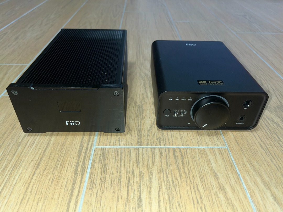 FiiO K7 平衡解碼耳擴+ FiiO PL50 低雜訊穩壓線性電源, 音響器材 