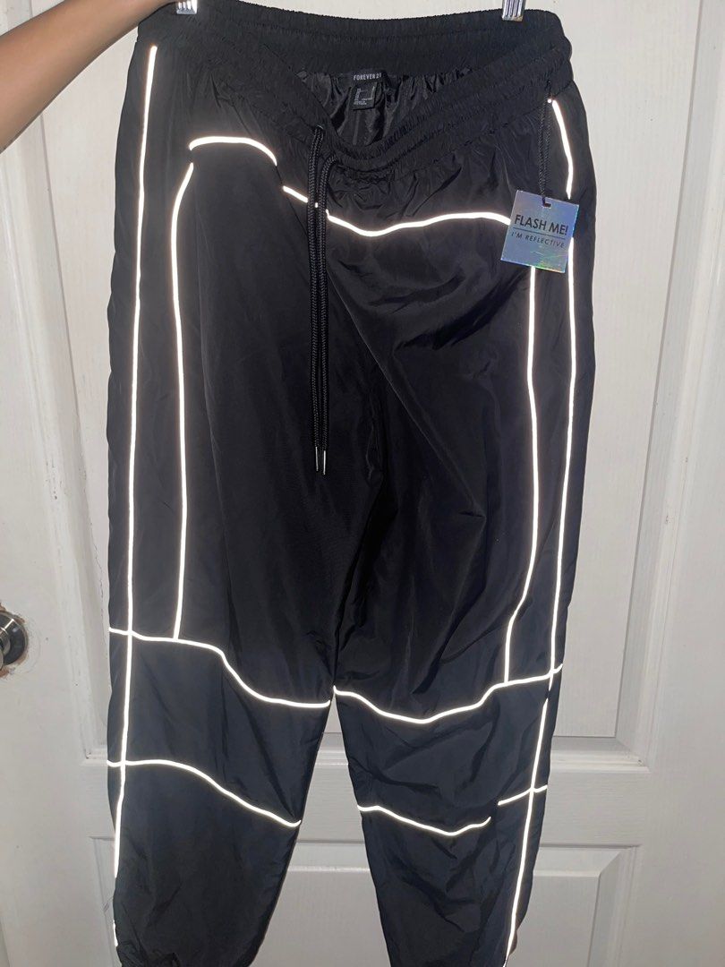 Reflective joggers sales forever 21